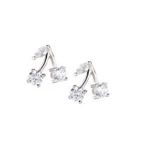 Orecchini Amen Donna Diamond in Argento Zircone ECIBBZ3